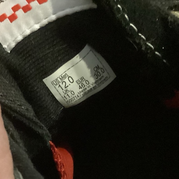 Vans Skateboard Sk8 Classic Hi-Top Oversized Checkerboard 12 - Picture 14 of 14